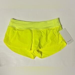 NWT Lululemon Speed Up Low-Rise Short 2.5"